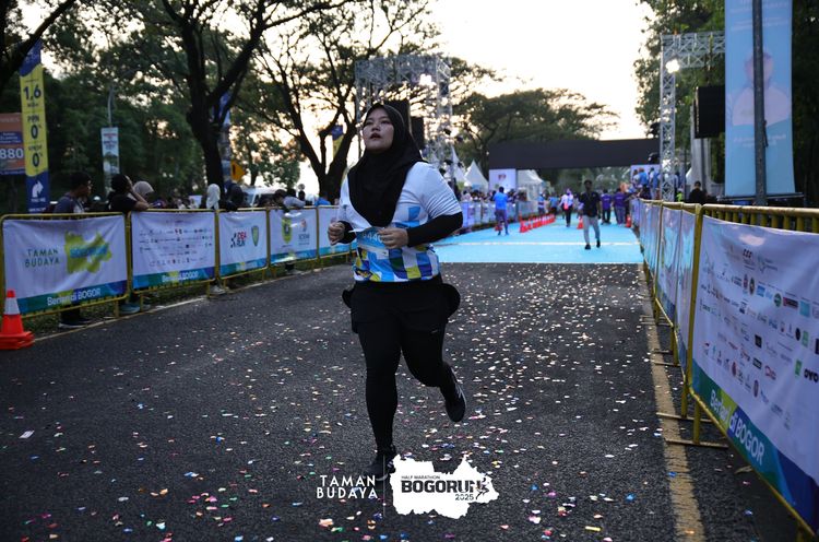 Race photo from Taman Budaya x BOGORUN 2025
