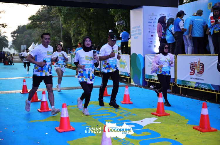 Race photo from Taman Budaya x BOGORUN 2025