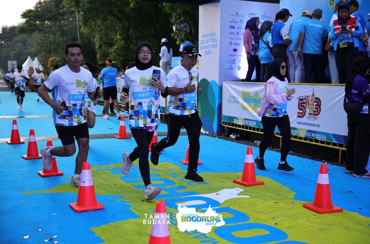 Race photo from Taman Budaya x BOGORUN 2025