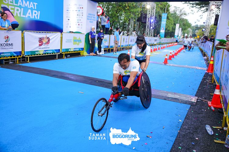Race photo from Taman Budaya x BOGORUN 2025