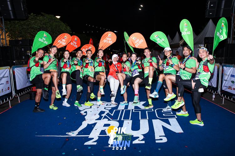 Race photo from PIK NITE RUN 2025