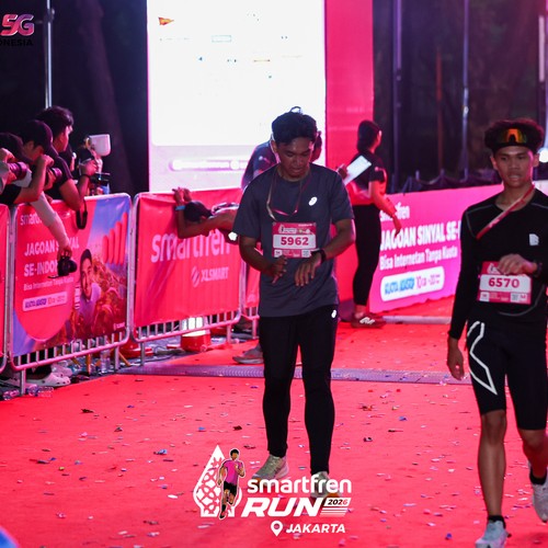 Race photo from SMARTFREN RUN 2026