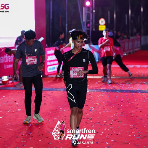 Race photo from SMARTFREN RUN 2026
