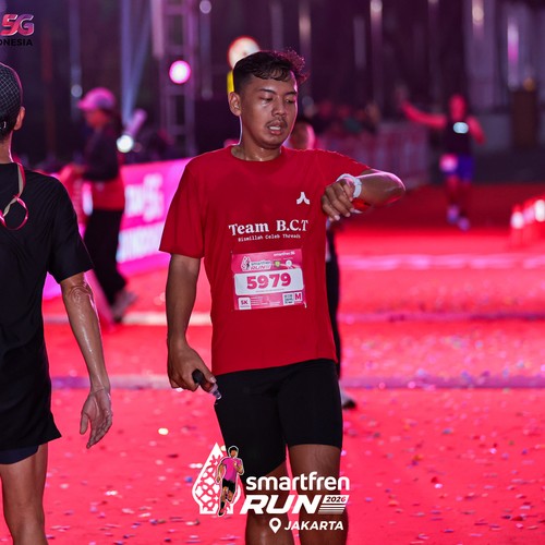 Race photo from SMARTFREN RUN 2026