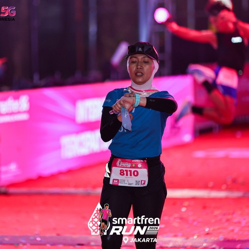 Race photo from SMARTFREN RUN 2026