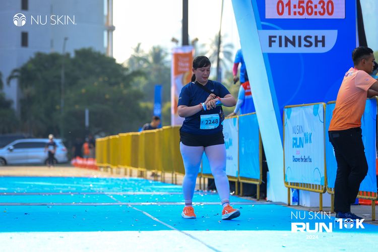 Race photo from Nu Skin Run 10K