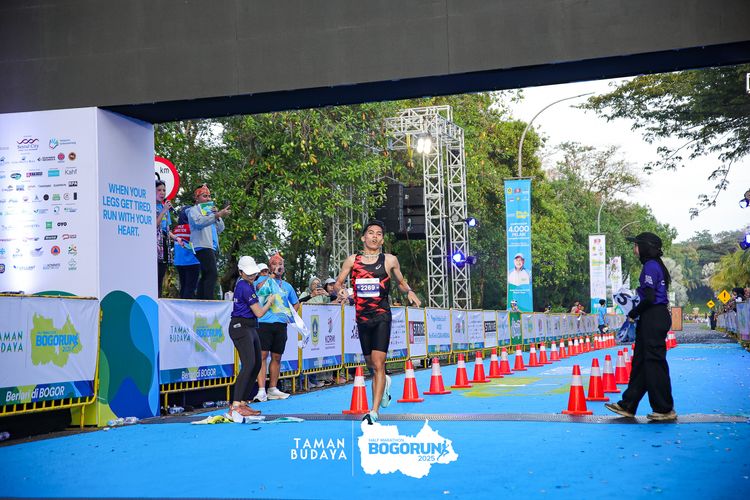 Race photo from Taman Budaya x BOGORUN 2025