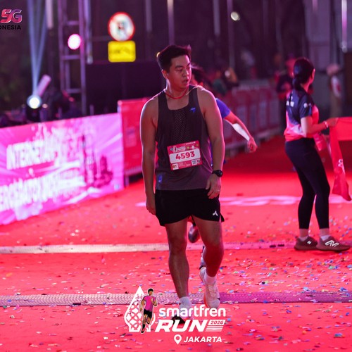 Race photo from SMARTFREN RUN 2026