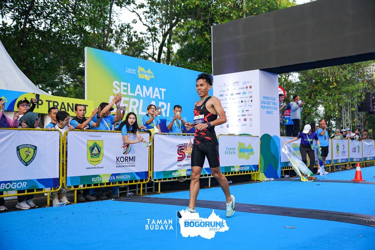 Race photo from Taman Budaya x BOGORUN 2025