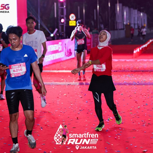 Race photo from SMARTFREN RUN 2026