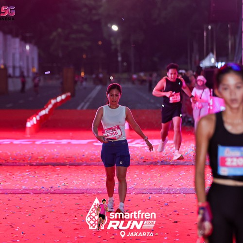 Race photo from SMARTFREN RUN 2026
