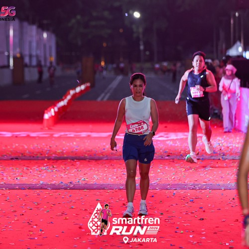 Race photo from SMARTFREN RUN 2026