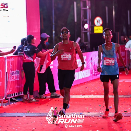 Race photo from SMARTFREN RUN 2026