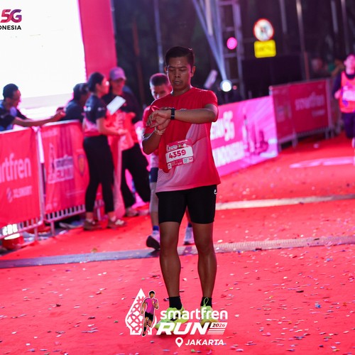 Race photo from SMARTFREN RUN 2026