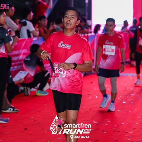 Race photo from SMARTFREN RUN 2026
