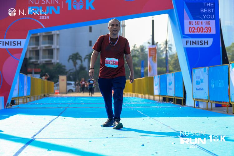 Race photo from Nu Skin Run 10K