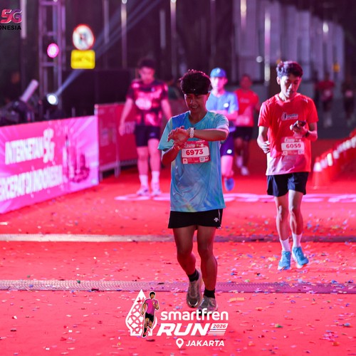 Race photo from SMARTFREN RUN 2026
