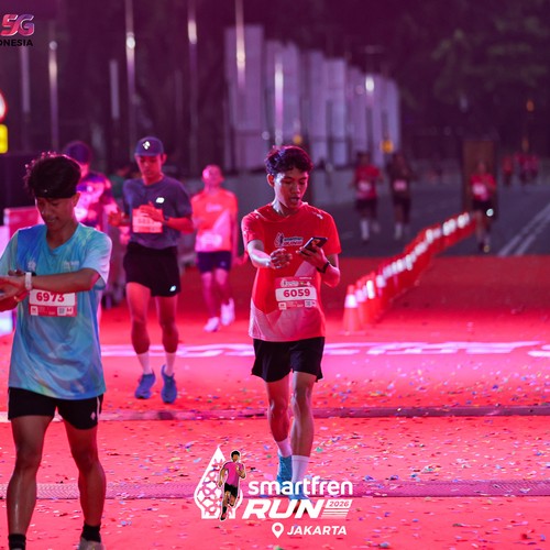 Race photo from SMARTFREN RUN 2026