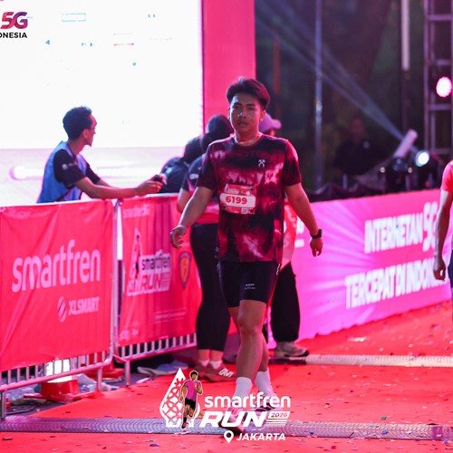 Race photo from SMARTFREN RUN 2026