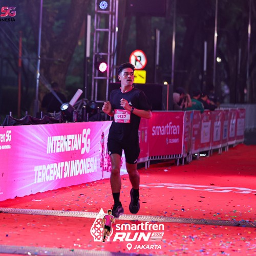 Race photo from SMARTFREN RUN 2026