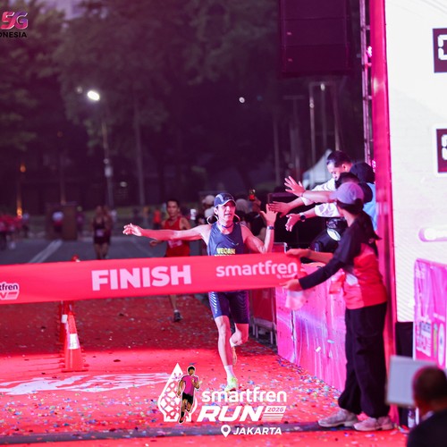 Race photo from SMARTFREN RUN 2026