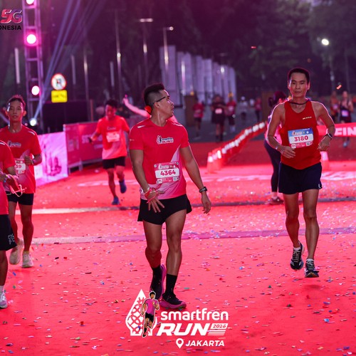 Race photo from SMARTFREN RUN 2026