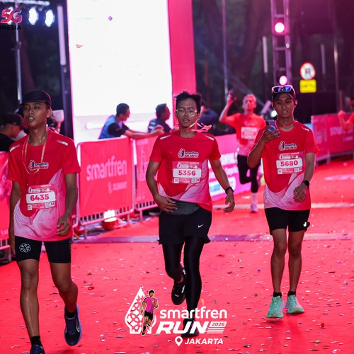 Race photo from SMARTFREN RUN 2026