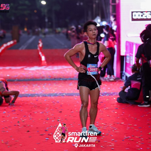 Race photo from SMARTFREN RUN 2026