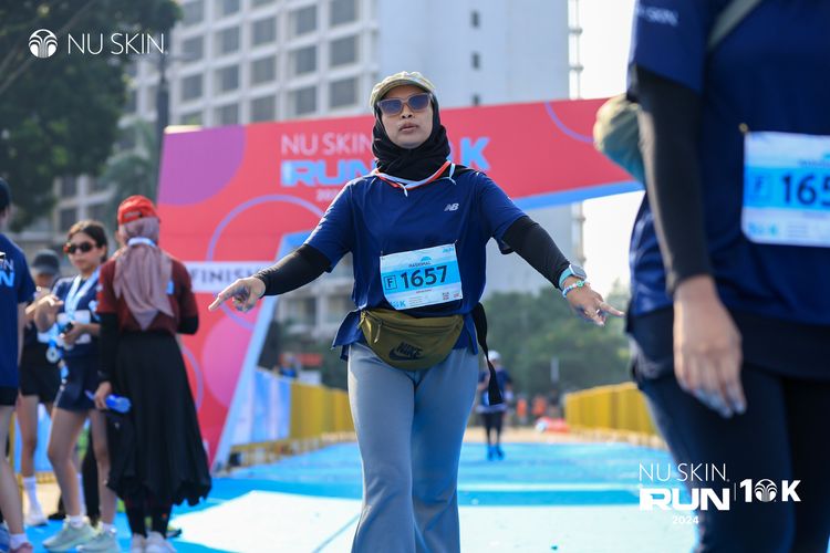 Race photo from Nu Skin Run 10K