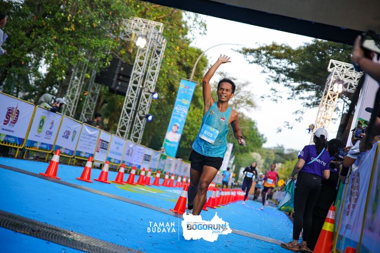 Race photo from Taman Budaya x BOGORUN 2025