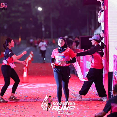 Race photo from SMARTFREN RUN 2026