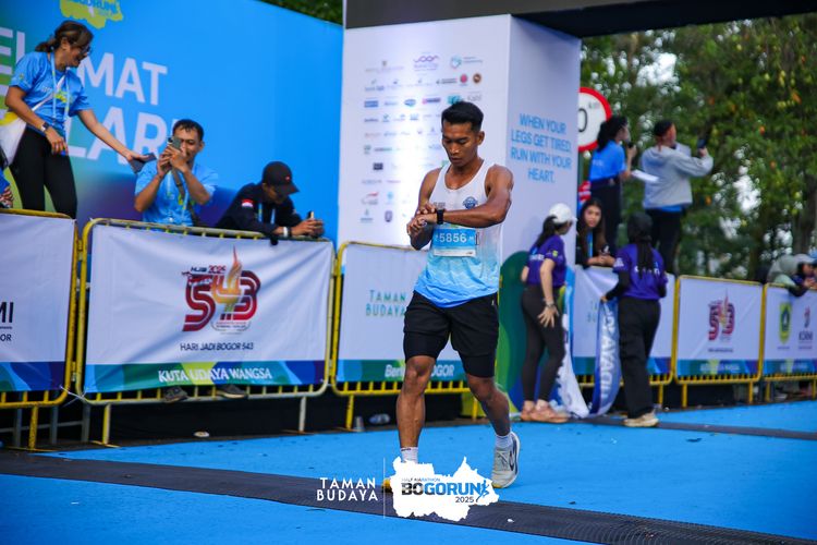 Race photo from Taman Budaya x BOGORUN 2025