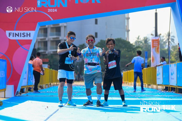 Race photo from Nu Skin Run 10K
