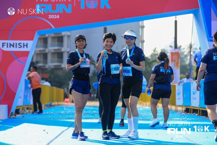 Race photo from Nu Skin Run 10K