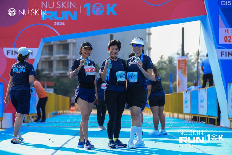 Race photo from Nu Skin Run 10K