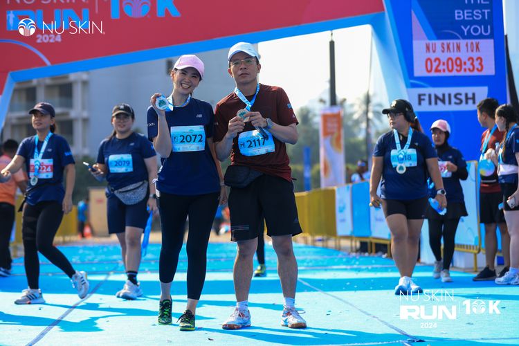 Race photo from Nu Skin Run 10K