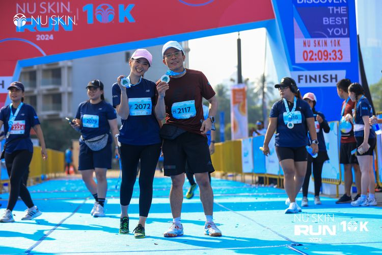 Race photo from Nu Skin Run 10K