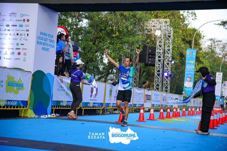 Race photo from Taman Budaya x BOGORUN 2025