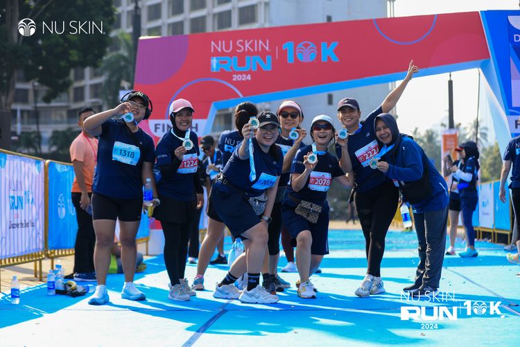 Race photo from Nu Skin Run 10K