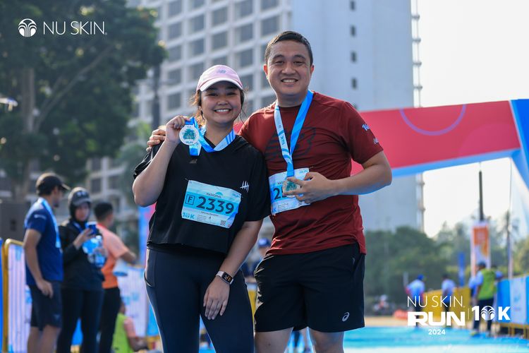 Race photo from Nu Skin Run 10K