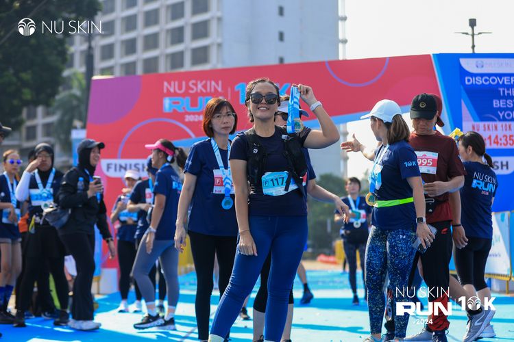 Race photo from Nu Skin Run 10K