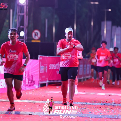 Race photo from SMARTFREN RUN 2026