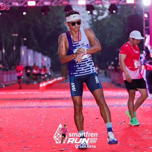 Race photo from SMARTFREN RUN 2026