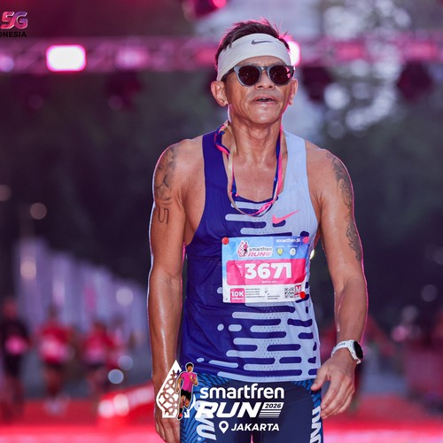 Race photo from SMARTFREN RUN 2026