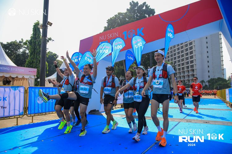 Race photo from Nu Skin Run 10K