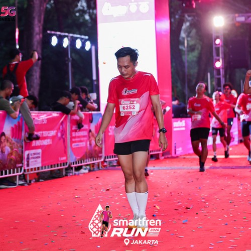 Race photo from SMARTFREN RUN 2026