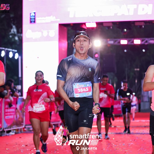 Race photo from SMARTFREN RUN 2026
