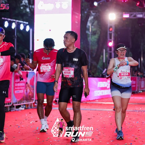 Race photo from SMARTFREN RUN 2026