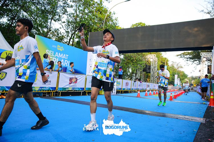 Race photo from Taman Budaya x BOGORUN 2025