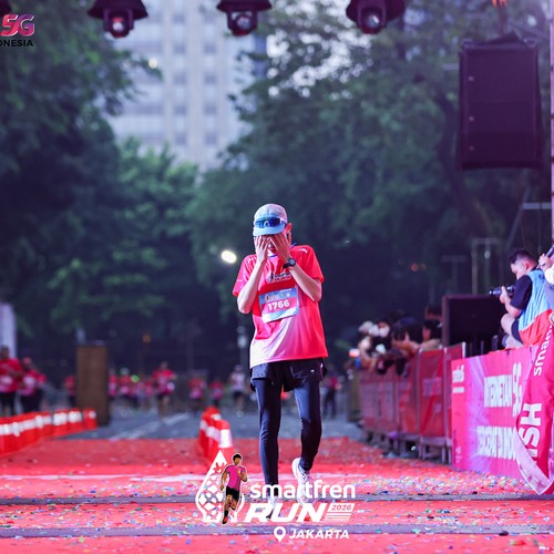 Race photo from SMARTFREN RUN 2026